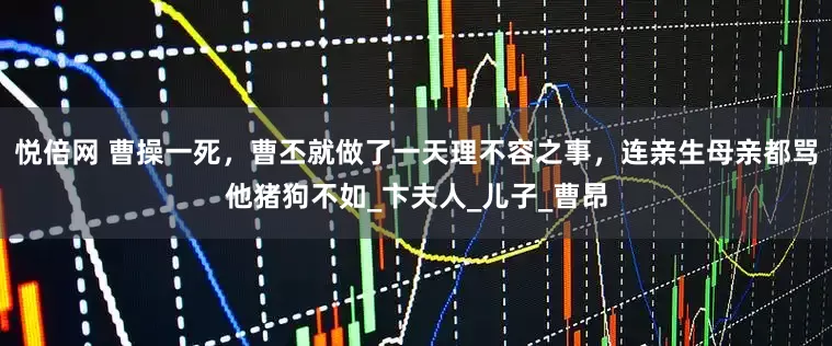 悦倍网 曹操一死，曹丕就做了一天理不容之事，连亲生母亲都骂他猪狗不如_卞夫人_儿子_曹昂